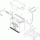 W015098D GENESIS I Battery box - w015098d