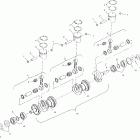 W015098D GENESIS I Crankshaft and piston - w015098d