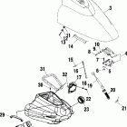 W015098D GENESIS I Front storage compartment - w015098d