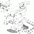 W005098I INT'L GENESIS FFI Exhaust system - w005098d