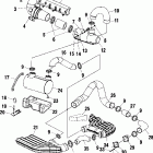 W005099I INT'L GENESIS Exhaust system - w005099d
