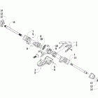 400 ACT Manual (VP) Rear axle assembly