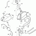 50 Y-6 Gas tank and oil tank assemblies