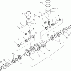 I994673 INTL SLH Crankshaft and piston - b994673