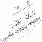 B974072 SL 700 DELUXE Crankshaft & piston sl 700 b974071, intl. sl 700 i974071...