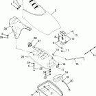 B974072 SL 700 DELUXE Front storage compartment sl 700 b974071, intl. sl 700 i...