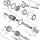 B974091 SL 900 Starting motor sl 900 b974091 and sl 1050 b974090