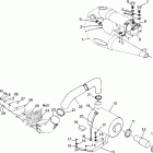 I974072 INTL SL 700 DELUXE Exhaust system sl 700 b974071, intl. sl 700 i974071, sl ...
