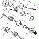 B964087 SL 780 Starting motor sl 780 b964087 and intl. sl 780 i964087