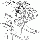 B964466 HURRICANE Engine mounting hurricane b964466 and intl. hurricane i9...