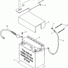 B964588 SLT 780 Battery box slt 780 b964588 and  intl. slt 780 i964588