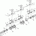 I964291 INTL SL 900 Crankshaft & piston sl 900 b964291 and intl. sl 900 i964...