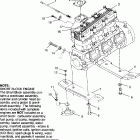 I964291 INTL SL 900 Engine mounting sl 900 b964291 and intl. sl 900 i964291