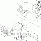 I964291 INTL SL 900 Exhaust system sl 900 b964291 and  intl. sl 900 i964291