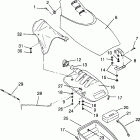 I964291 INTL SL 900 Front storage compartment sl 900 b964291 and  intl. sl 9...