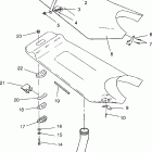 B954058 SL 650 Seat assembly sl 650 b954058