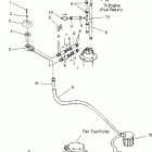B954070 SL 750 Fuel system sl 750 b954070