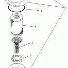 B954070 SL 750 Drain assembly sl 750 b954070