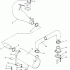 B954070 SL 750 Exhaust system  sl 750 b954070