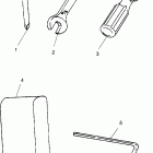 B954070 SL 750 Tool kit assembly  sl 750 b954070