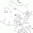 B954070 SL 750 Front storage compartment  sl 750 b954070