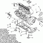 B954287 SLX 780 Engine mounting slx 780 b954287