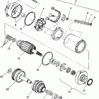 B944070 SL 750 Starting motor assembly sl 750 b944070