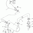 B944070 SL 750 Exhaust system sl 750 b944070