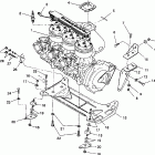 B934058 SL 650 Engine mounting sl 650  /  b934058
