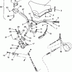 B934058 SL 650 Steering assembly sl 650  /  b934058