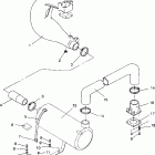 B934058 SL 650 Exhaust system sl 650  /  b934058