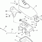 B934058 SL 650 Front storage compartment sl 650  /  b934058