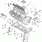 B934070 SL 750 Engine mounting sl 750  /  b934070