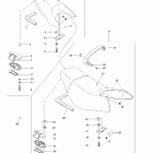 GTX Limited, 5837/5842 09- seat rear and front (engine cover)