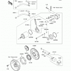 Brute Force 650 4x4 (KVF650-D6F) Starter motor(d6f-d8f)