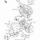 Brute Force 750 4x4i (KVF750-B6F) Масляный и водяной насос. фильтр масленый