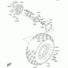 KFX400 (KSF400-A6F) Передняя ступица