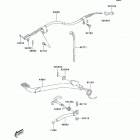 KFX80 (KSF80-A6F) Педаль тормоза