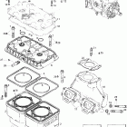 SPI, 5878 01- cylinder and exhaust manifold 587