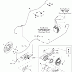 Spyder RT, RTS Roadster SE5 06- hydraulic brake, rear