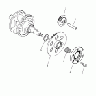 V STAR 250 XV250ZB/XV250ZCB Муфта стартера