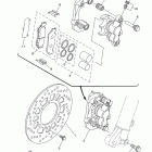 XT250 XT250ZC/XT250Z Передний тормозной суппорт