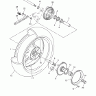 FJR1300A FJR13AZCS/FJR13AZS Заднее колесо