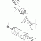 FZ1 FZS10ZCB/FZS10ZCR/FZS10ZR/FZS10ZB Коленчатый вал & Поршень