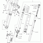 WR250R WR25RZCL/WR25RZL Передняя вилка