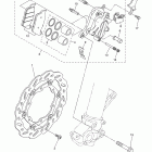 WR250X WR25XZCW/WR25XZW Передний тормозной суппорт