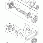 MAJESTY YP400ZW/YP400ZS Сцепление