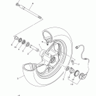 MAJESTY YP400ZW/YP400ZS Переднее колесо