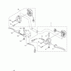 ZUMA 125 YW125ZW/YW125ZL Рулевые переключатели