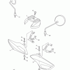 ZUMA 125 YW125ZW/YW125ZL Обтекатель 1